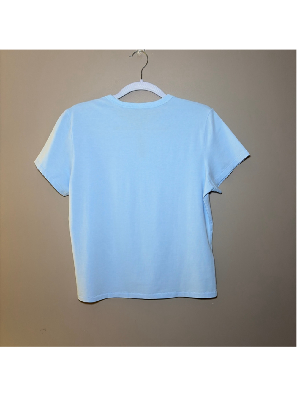 Vuori Short Sleeve Feather Classic Garment Dye Tee Light Blue Size Medium - Picture 3 of 10